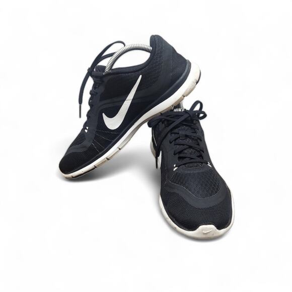Nike Flex Trainer 6 Black/White Women's Running Sneakers Size 9 - Picture 3 of 10